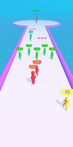 Merge Run 2048 - Screenshot 2