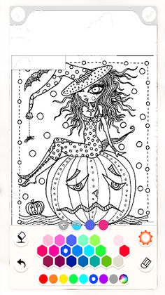 Spooky Halloween Coloring Book - Screenshot 2