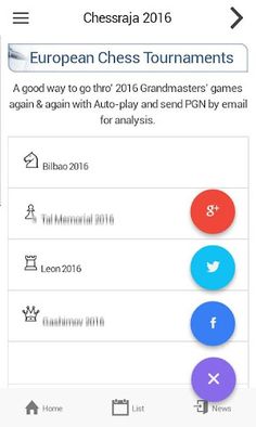 Chess Games Europe Tournaments - Screenshot 3