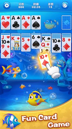 Solitaire Fish Klondike - Screenshot 1