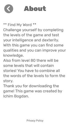 Find My Word - Screenshot 2