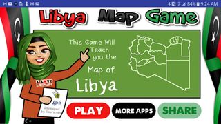 Libya Map Puzzle Game - Screenshot 1