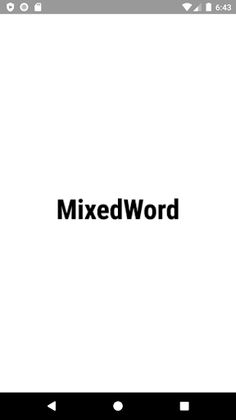 MixedWord - Screenshot 1