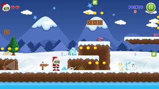 Santa Claus running games -Chr - Screenshot 1