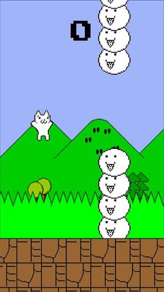 Flappy Syobon - Screenshot 1