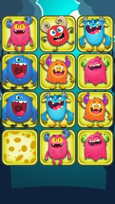 Monsters matching game - Screenshot 3