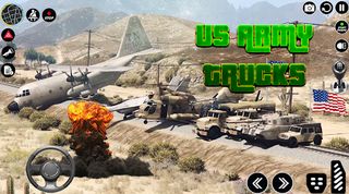 US Army Vehicles Truck Drive - Screenshot 1