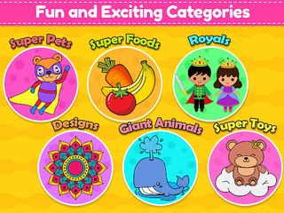 Royal Kids Coloring Book - Screenshot 1