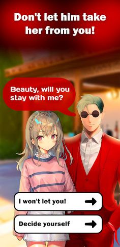 Anime Girls: Love Stories Game - Screenshot 2