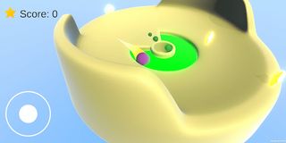 Ball in Hole: Roll ball into t - Screenshot 1