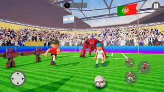 Rainbow Monster Mini Football - Screenshot 3