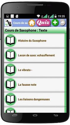Cours de Saxophone - Screenshot 2