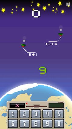 Math Command EARTH DEFENSE - Screenshot 2