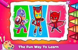 Coloring book for Masks - Screenshot 1