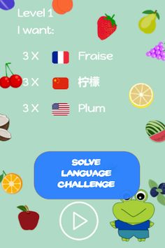 Brainy Fruits Match 3 – Langua - Screenshot 3