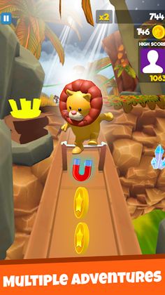 Jungle Run Animal Running Game - Screenshot 3