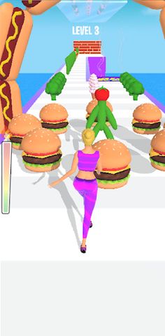 Boobs Race 3D - Screenshot 1