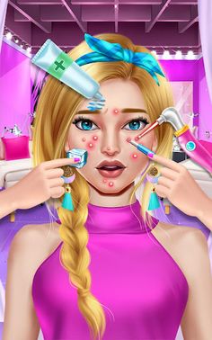 Makeup Artist - Pimple Salon - Screenshot 1