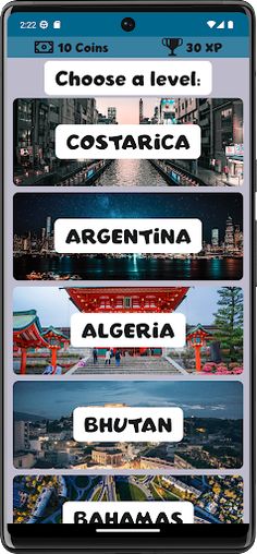 IntraWord: Countries - Screenshot 1