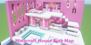 Minecraft House Pink Map - Screenshot 3