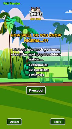 The Nigerian Quiz Game - Screenshot 1