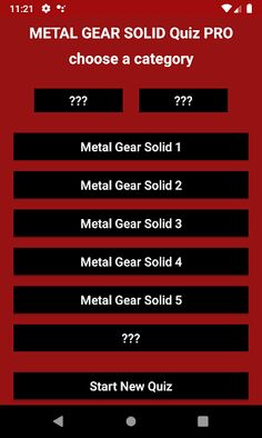 Metal Gear Solid Quiz PRO - Screenshot 4
