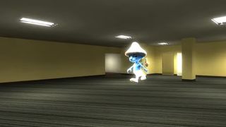 Blue Smurf Cat Game - Screenshot 1