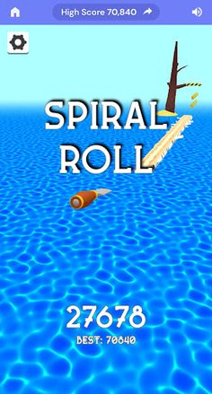 Sprial Rolling 3D Game - Screenshot 2