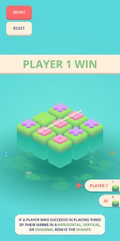 Tic Tac Toe: Three in a Row - Screenshot 1