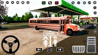 School Bus Driving Bus Games - Screenshot 1