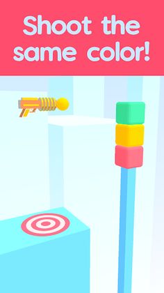 Color Switch Gun 3D -knife hit - Screenshot 1