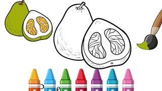 Fruits And Vegetables Coloring - Screenshot 1