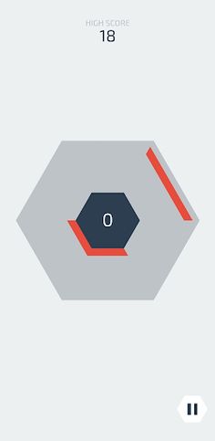 Play Hextris - Screenshot 2