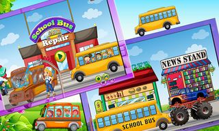 School Bus Repair Shop - Screenshot 1