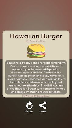 Burger Tower - HamBTI Test - Screenshot 3