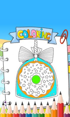 Kawaii Coloring Book with Glit - Screenshot 2