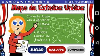 Juego del Mapa de Estados Unid - Screenshot 1