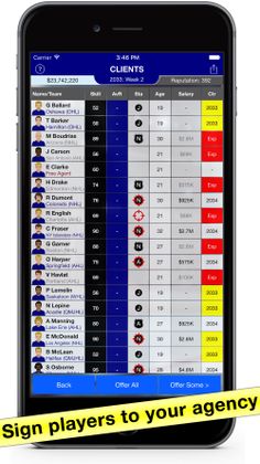 Hockey Agent: Team Manager sim - Screenshot 1