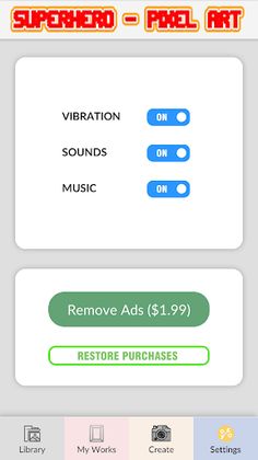 Superhero - Pixel Art - Screenshot 4