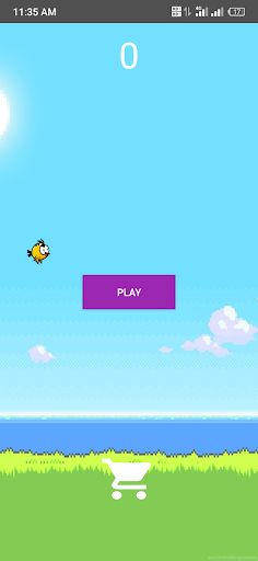 Flying Flapy Bird - 2D - Screenshot 1