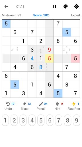 Offline Classic Sudoku Puzzle - Screenshot 2