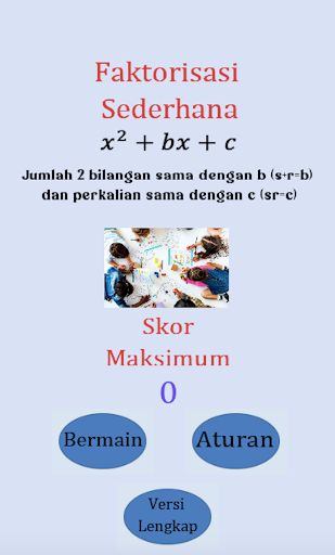 demo faktorisasi sederhana. - Screenshot 2