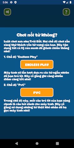 Chơi nối từ không? - Screenshot 2