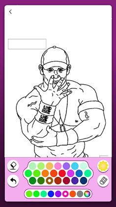 John Cena Coloring Game - Screenshot 4