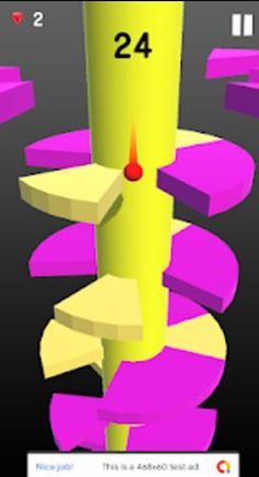 Spin Tower Fall Ball - Screenshot 1