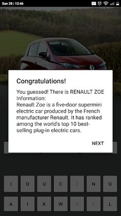 Quiz car model - Screenshot 4