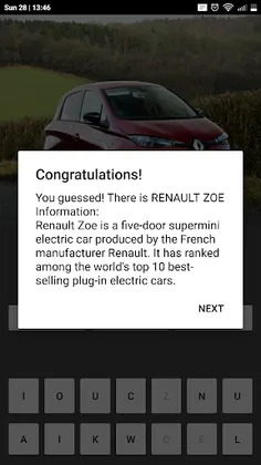 Quiz car model - Screenshot 4
