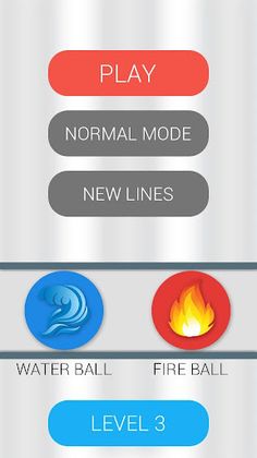 Lines - fire and water - Screenshot 1