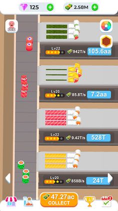Idle Sushi Factory - Screenshot 2