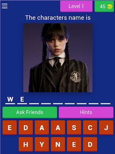 Wednesday Quiz - Screenshot 1